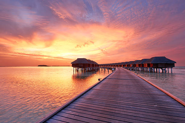 Maldives sunset